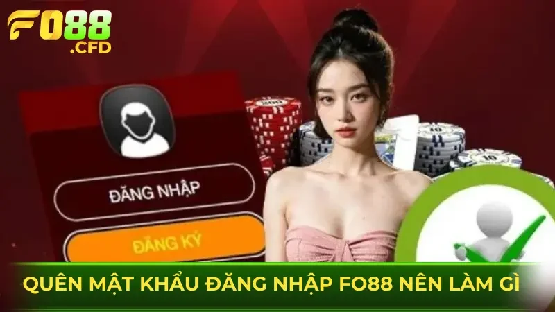 Quên mật khẩu đăng nhập FO88 nên làm gì