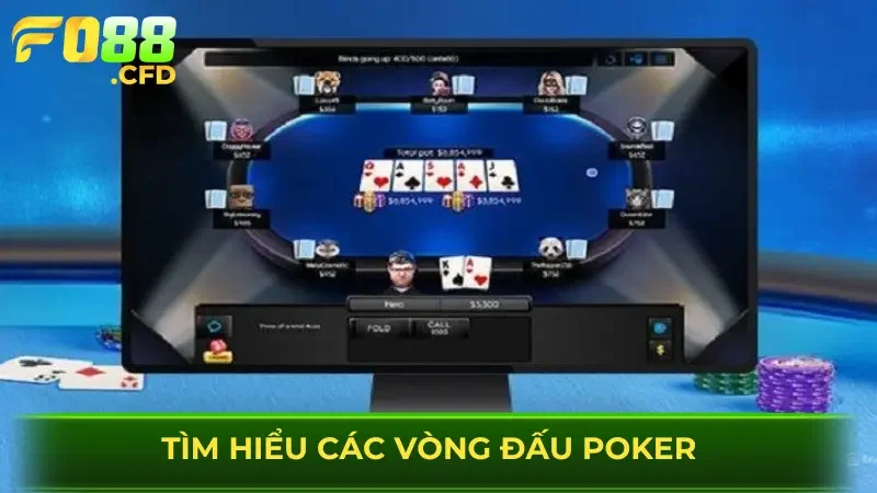 Tìm hiểu các vòng đấu Poker